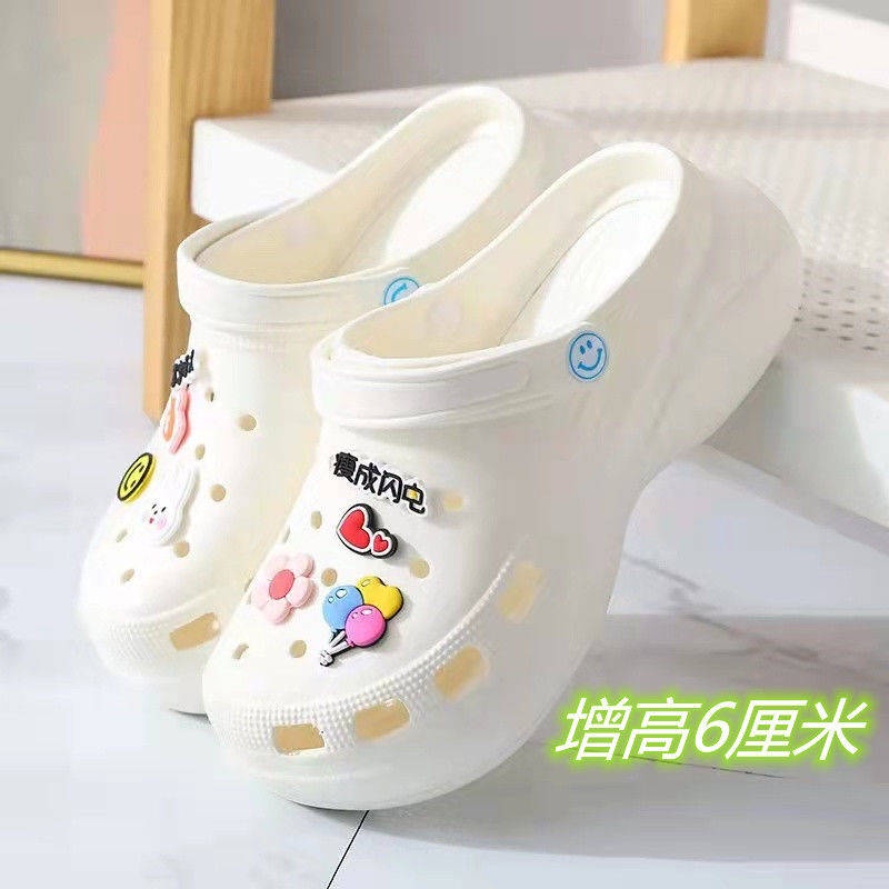 Dép Cao Gót Đế Dày Thời Trang Mùa Hè Hàn Quốc Dễ Thương Cho Nữ