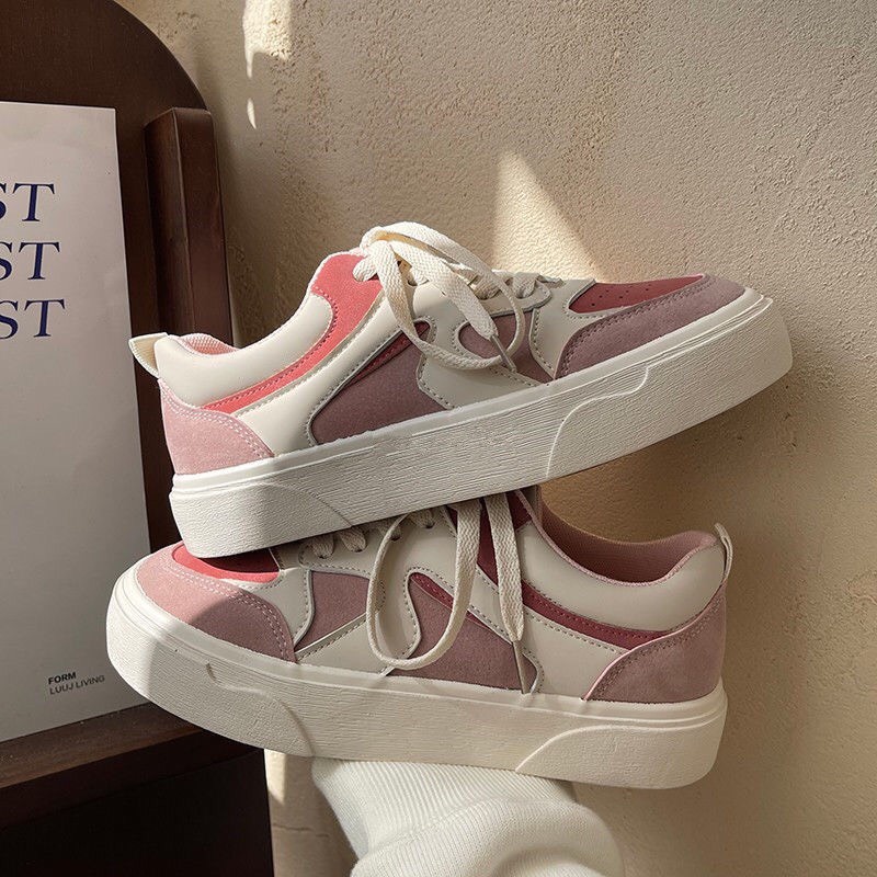 Giày thể thao nữ sneaker màu xanh phong cách cá tính hàng Quảng Châu