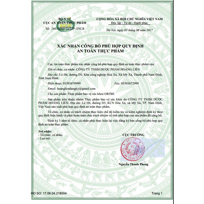 Viên uống đẹp da, chống nám, làm chậm quá trình lão hóa Oribe (Hộp 30 viên) - 0305651 | BigBuy360 - bigbuy360.vn