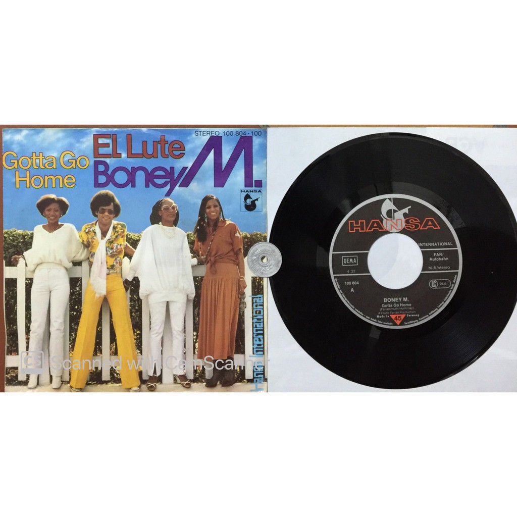 Stereomate - Single Vinyl - 7 inch 45RPM: Boney M - El Lute / Gotta Go Home