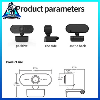 [Fitslim] Webcam 1080P PC Mini USB 2.0 Web Camera With Microphone USB Computer Camera