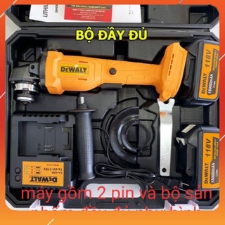 Máy Mài Dùng Pin DEWALT 118V Không chổi than-2 Pin chuẩn 10 CELL