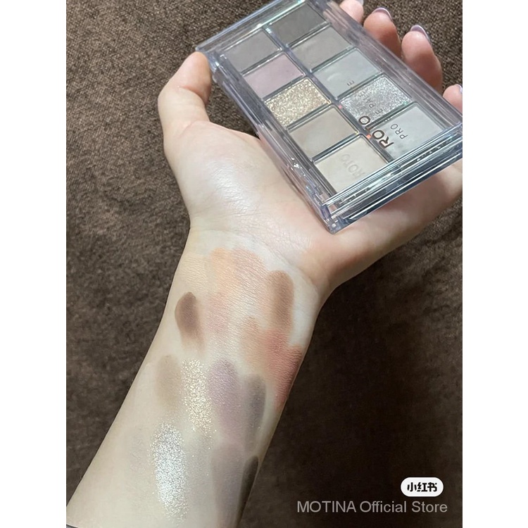 Bảng phấn mắt 10 màu sắc mịn lâu trôi