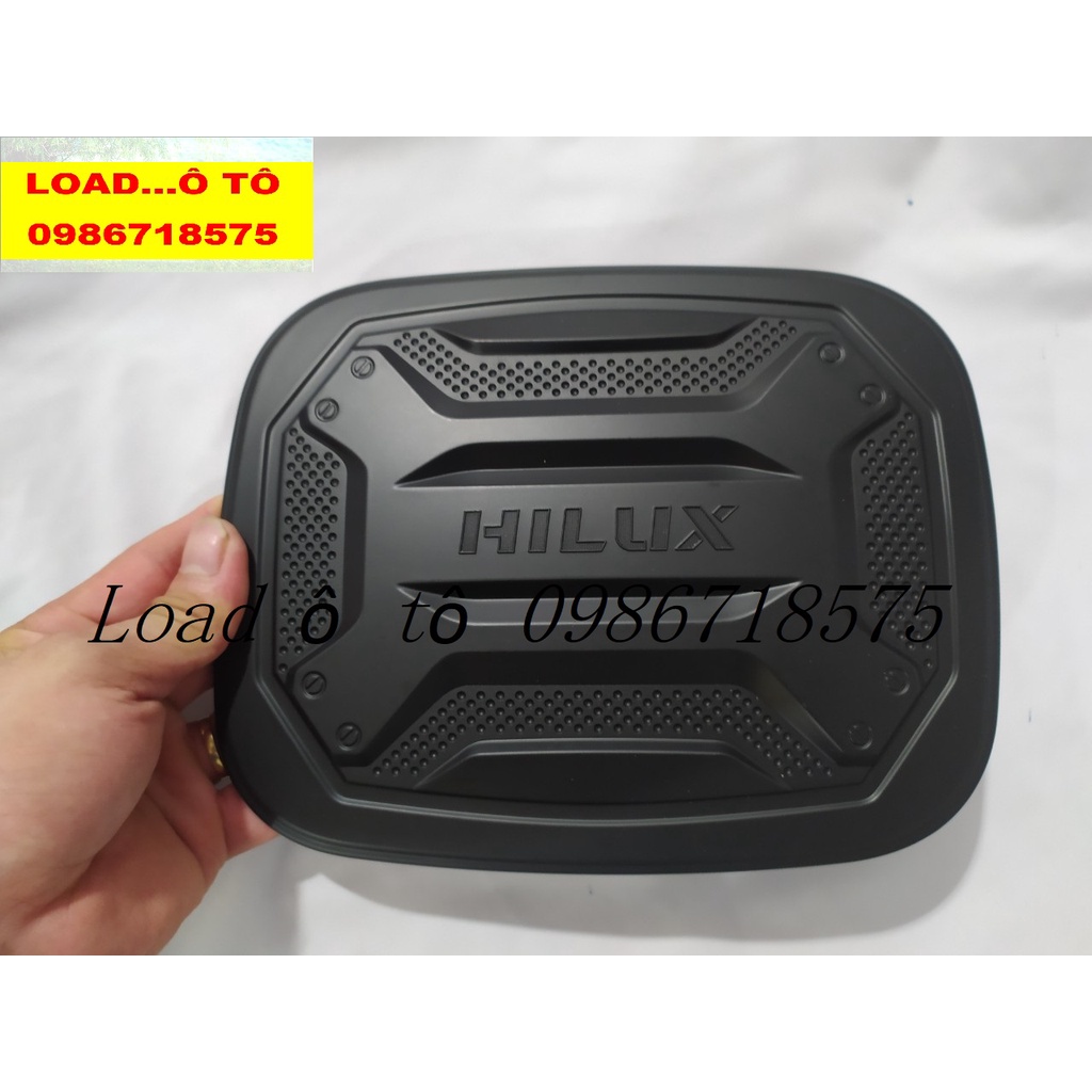Bộ Ốp Viền Đèn, Tay Hõm Cửa, Nắp Xăng Toyota Hilux 2022-2021 Hàng Nhựa Đen Cao Cấp