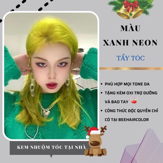thuốc nhuộm tóc xanh NEON [ thuốc nhuộm tóc màu xanh dùng tạm  thời ]