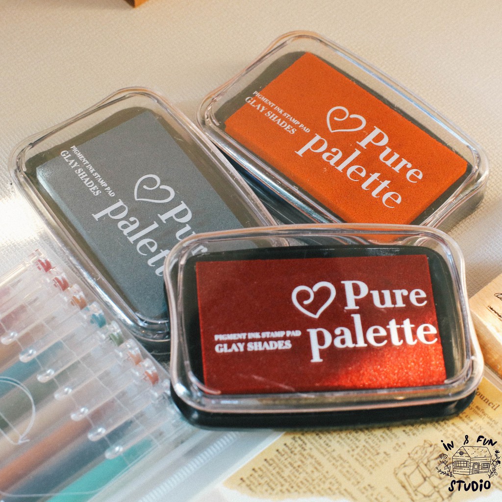 [Mã ICB0511 giảm 25% đơn 50K] [Mã SKAMLTSM9 giảm 10% đơn 99K] [STAMP INK] Hộp Mực Dùng Cho Tem Gỗ Màu Retro