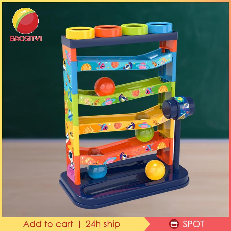 Đồ Chơi Bóng Lăn 5 Lớp &amp; 4 Bóng Lăn Cho Trẻ Em [Baosity1] Trẻ Em