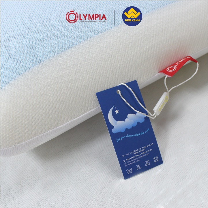 Gối gel mát Olympia oval 40x70x10