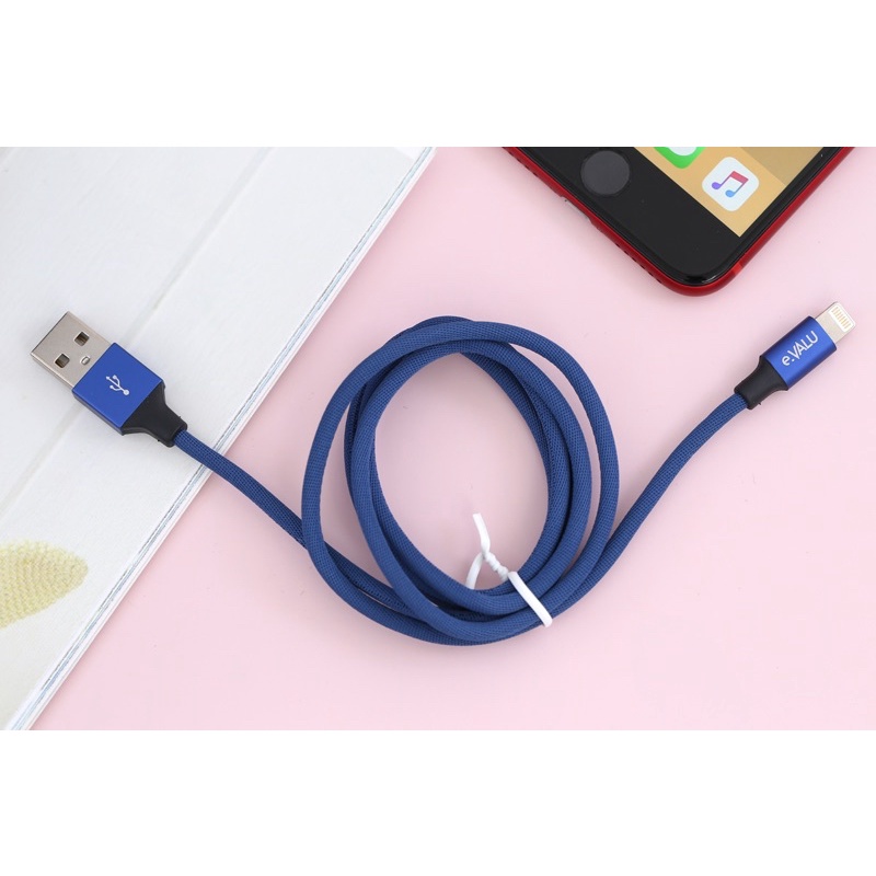 Dây cáp Lightning 1 m-2 m e.VALU LTL-01