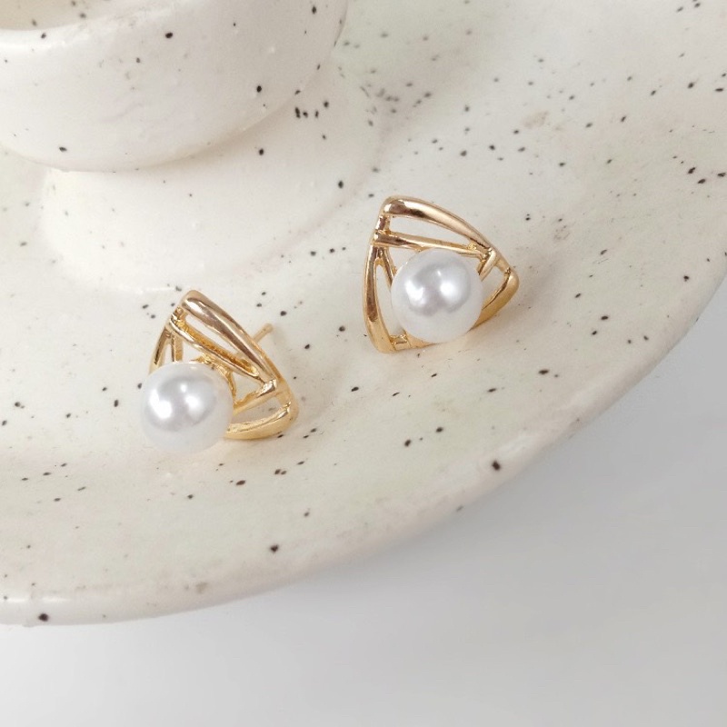 Bông khuyên tai ngọc thời trang nữ phong cách Hàn Quốc sang trọng BT10 Lux Accessories