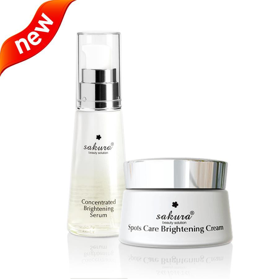 sakura spots care brightening cream