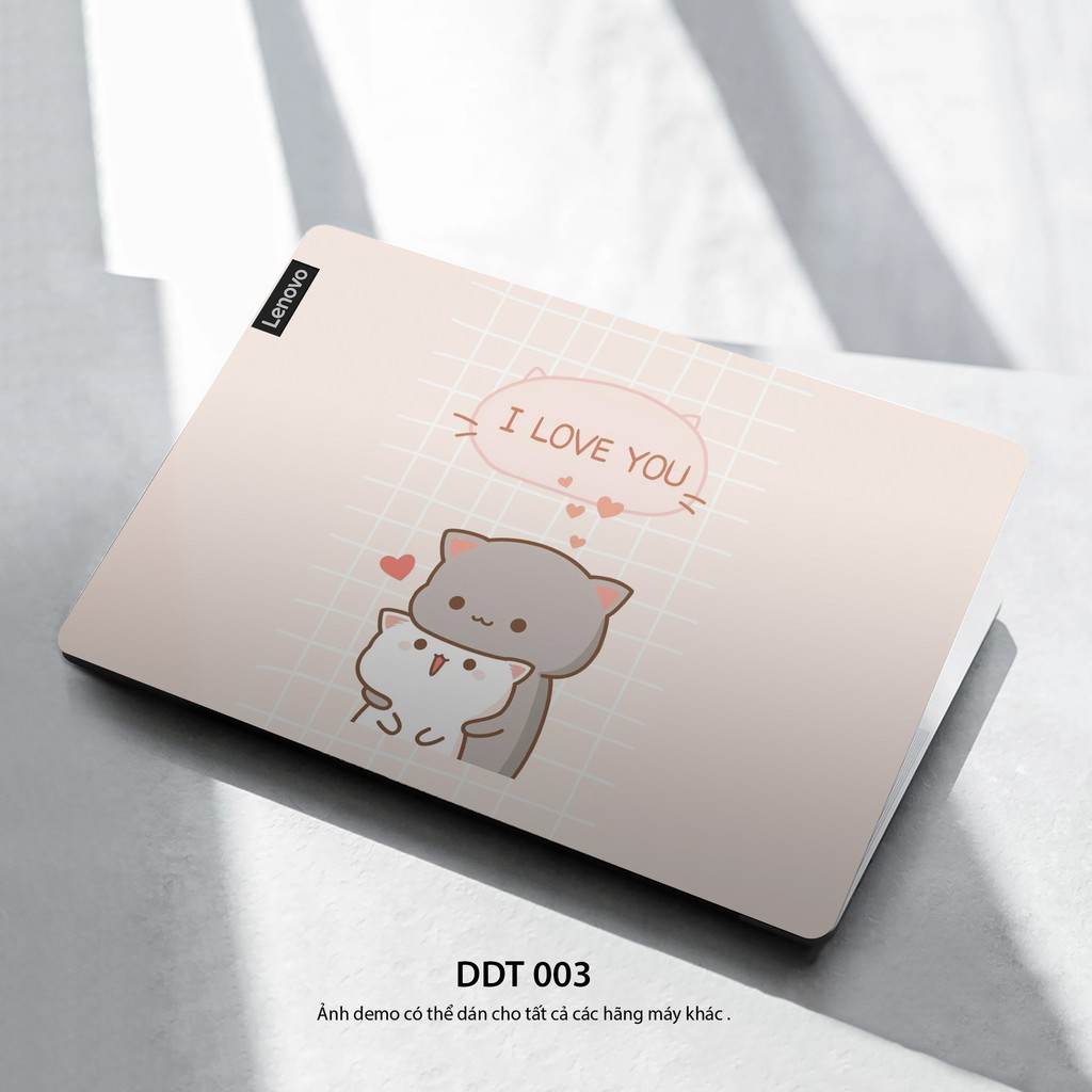 Bộ skin dán laptop mẫu Icon Cute / Có mẫu decal dán cho tất cả các hãng máy tính