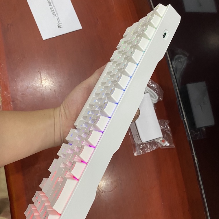 HOTSWAP RK71 RGB - Bàn phím cơ mini Royal Kludge RK71 RGB bàn phím bluetooth 5.1 nhỏ gọn chơi game văn phòng