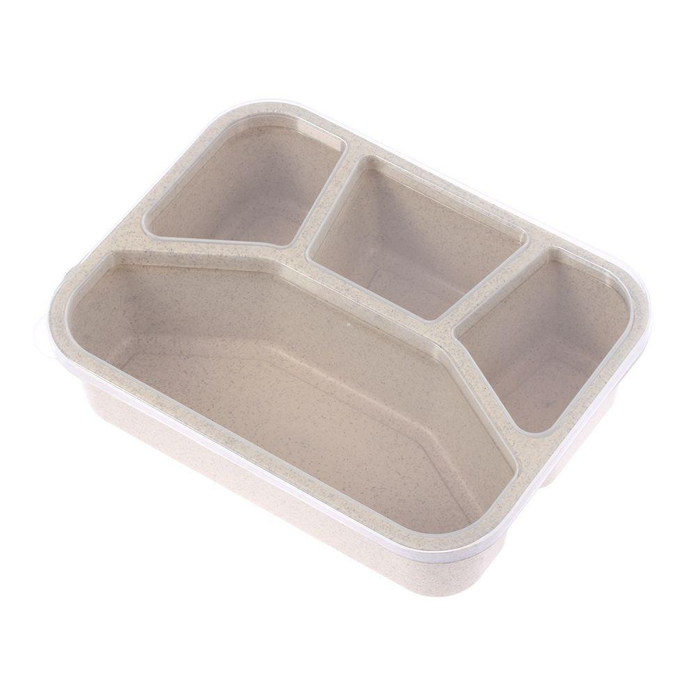 Hộp Đựng Cơm Trưa Chất Liệu Rơm Lúa Mì Tiện Dụng Mang Theo Du Lịch Dã Ngoại