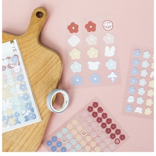 Set 3 tấm sticker trang trí nhãn dán