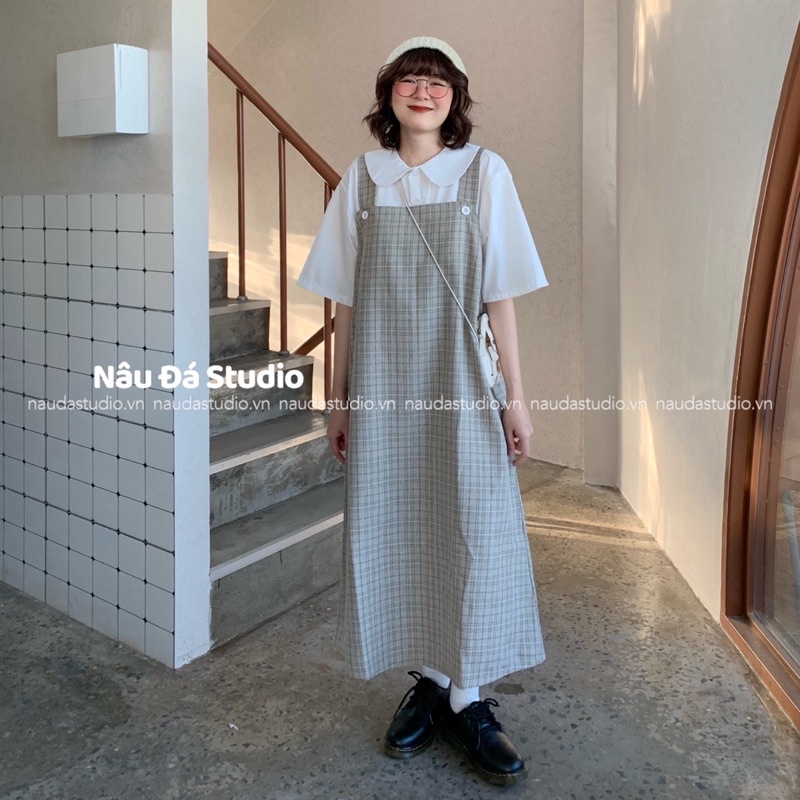 YẾM OVERSIZE DÁNG DÀI SUÔNG không tặng kèm áo  - NÂU ĐÁ STUDIO.