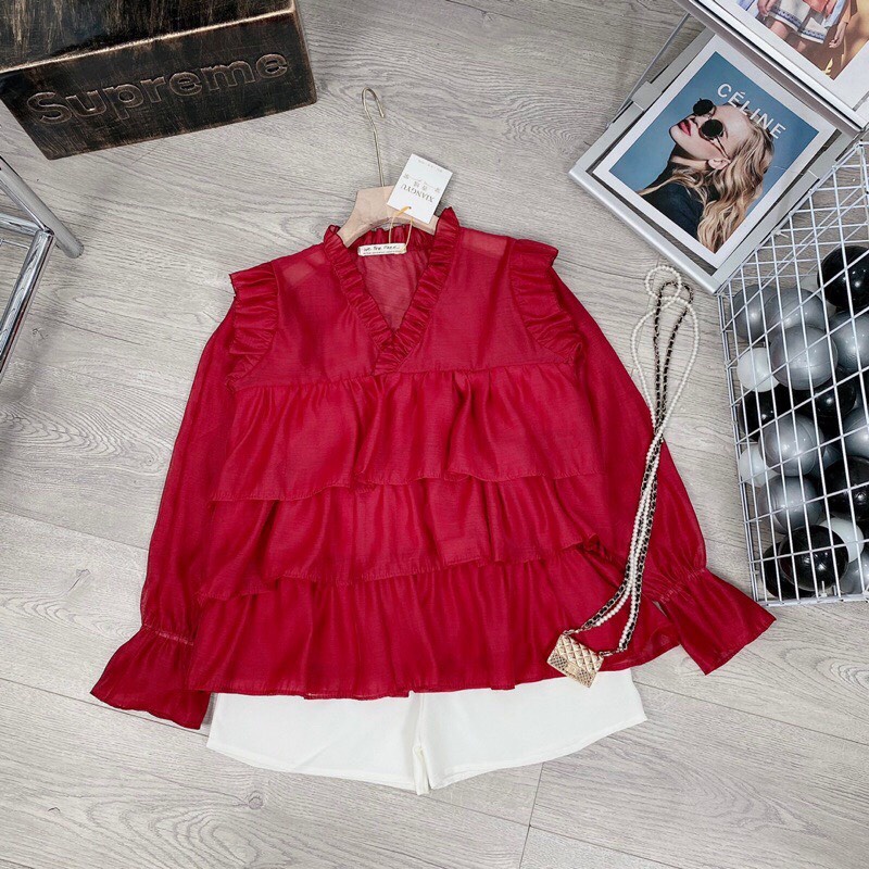 Áo Babydoll Phối Quần short Nude Hàng Chuẩn  Store