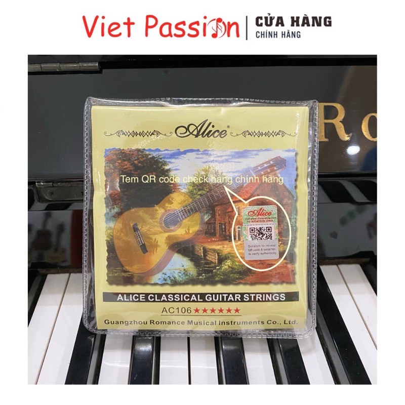 Dây đàn guitar classic Allice A106 dây nylon cho đàn cổ điển chính hãng vietpassion