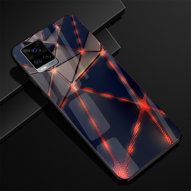Ốp Lưng Kính VIVO V20, V20 SE, V21 5G, Y21,Y21S,Y33s Hình in 3D sáng bóng cao cấp