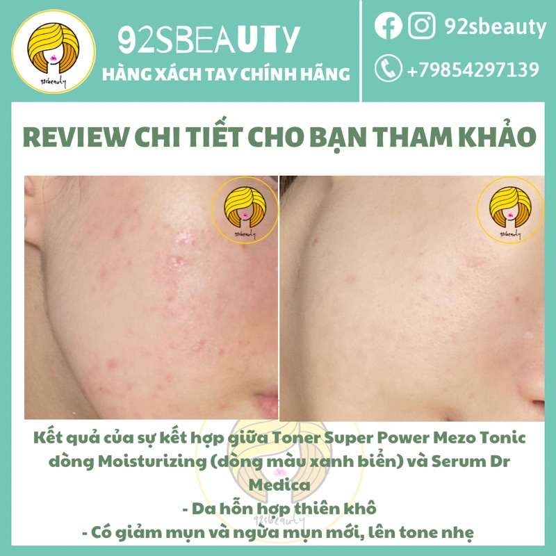 Serum mờ thâm, sáng da, kháng mụn Bielenda Dr Medica Acne Dermatological Anti-Acne