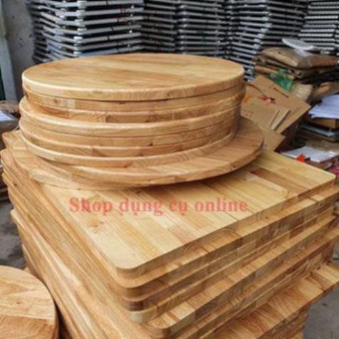 (Giá Tại Xưởng)Mặt bàn gỗ Cao Su Ghép Thanh đầy đủ kích thước đã sơn,phủ bóng và bo góc- Mua về là dùng