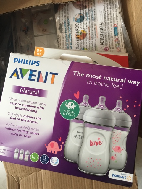 Bình sữa Avent natural  125ml, 260ml, 330ml