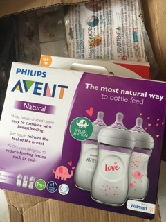 bình sữa Avent natural ( mô phỏng tự nhiên ) 125ml, 260ml, 330ml