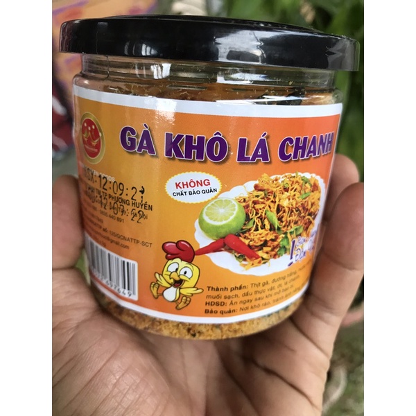 Khô gà lá chanh Hũ 180g Đậm vị Thơm ngon | BigBuy360 - bigbuy360.vn