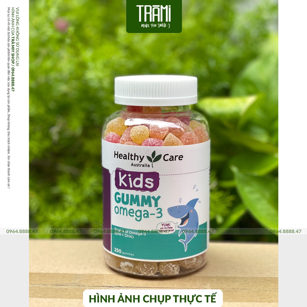 [CHÍNH HÃNG] Kẹo Dẻo Bổ Sung Vitamins Cho Bé Healthy Care. Kids Gummy Multivitamins Và Kids Gummy Omega-3