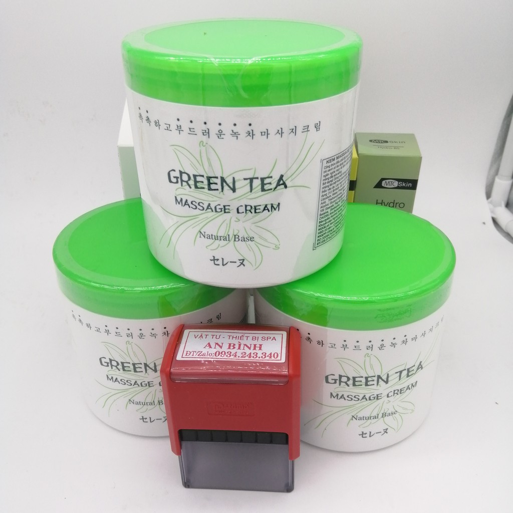 (Q1-HCM) Kem Massage Trà Xanh - Green Tea Massage Cream - An Bình Cam Kết Chính Hãng