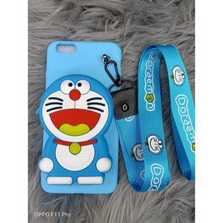 <3 Ốp điện thoại TPU tích hợp ví tiền hình thú đáng yêu cho oppo F9/A5S/A7/F9PRO/F11/F11PRO <3