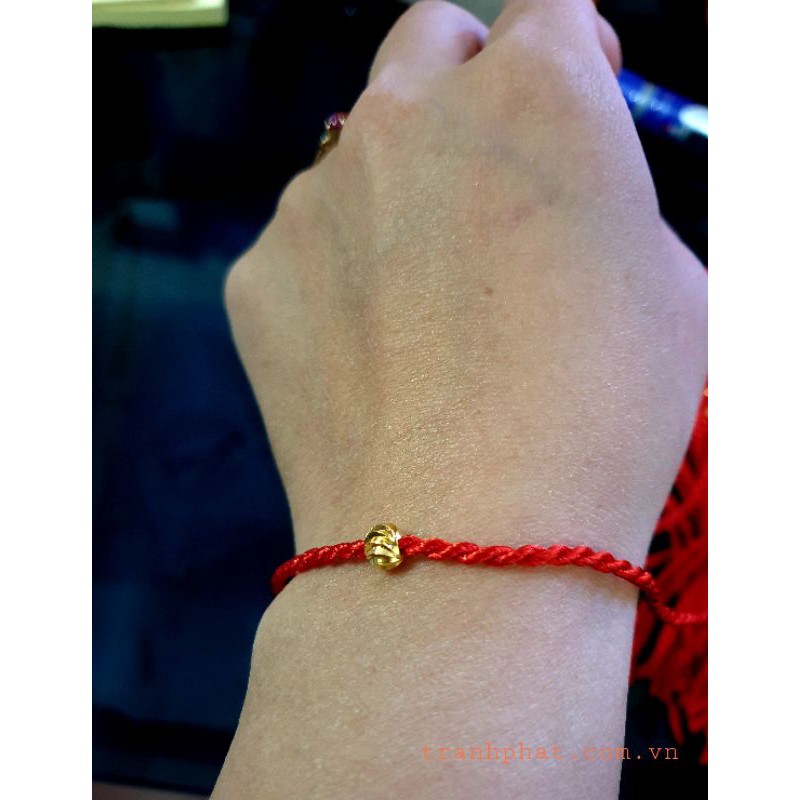 [Mã FAMAYFA giảm 10K đơn 50K] dây chỉ đỏ bi vàng