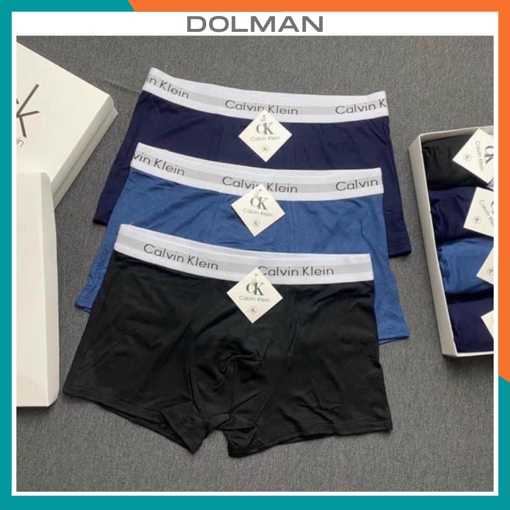 Quần lót nam boxer sịp xì đùi thun lạnh co giãn thông thoáng hút mồ hôi không tạo mùi hôi DOLMAN QL01