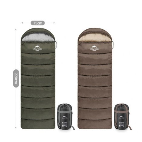 Túi ngủ đơn siêu nhẹ có mũ NatureHike NH20MSD07