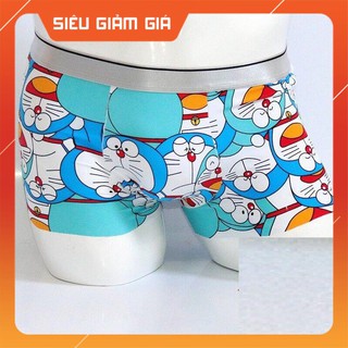 Quần lót nam thun lạnh k viền in hình hoạt hình (inbox chọn mẫu)