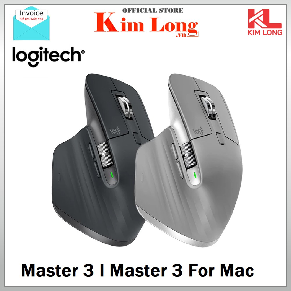 Chuột Logitech MX Master 3 | For Mac Không Dây - Bảo hành chính hãng 12 Tháng