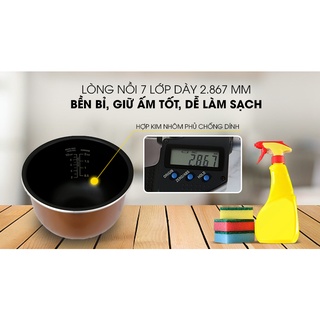 Nồi cơm cao tần Sharp KS-IH191V-RD 1.8 lít
