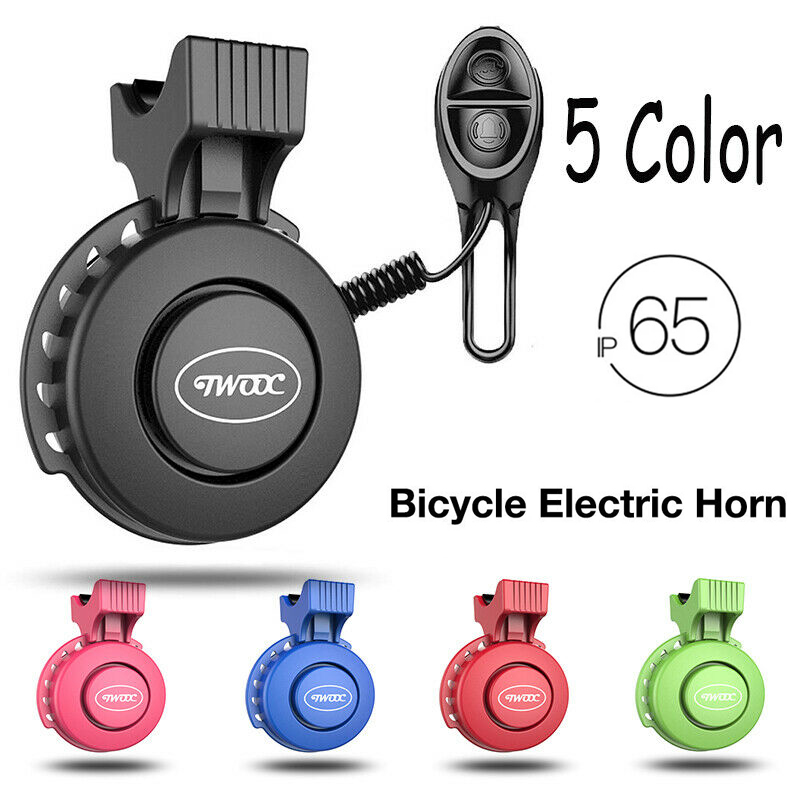 Còi Điện Tử Mini Gắn Ghi Đông Xe Đạp Chống Thấm Nước Có Báo Động