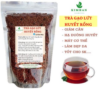 Trà Gạo Lứt Huyết Rồng, trà gạo lứt ĐẬU ĐEN + ĐẬU ĐỎ (RANG TAY) Giúp Giảm Cân và Thanh Lọc Cơ Thể - 1KG