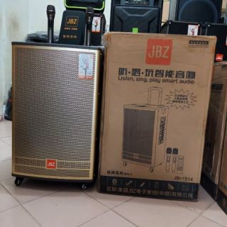 Loa kéo vỏ gỗ ép nhựa vân hoa JBZ 1514