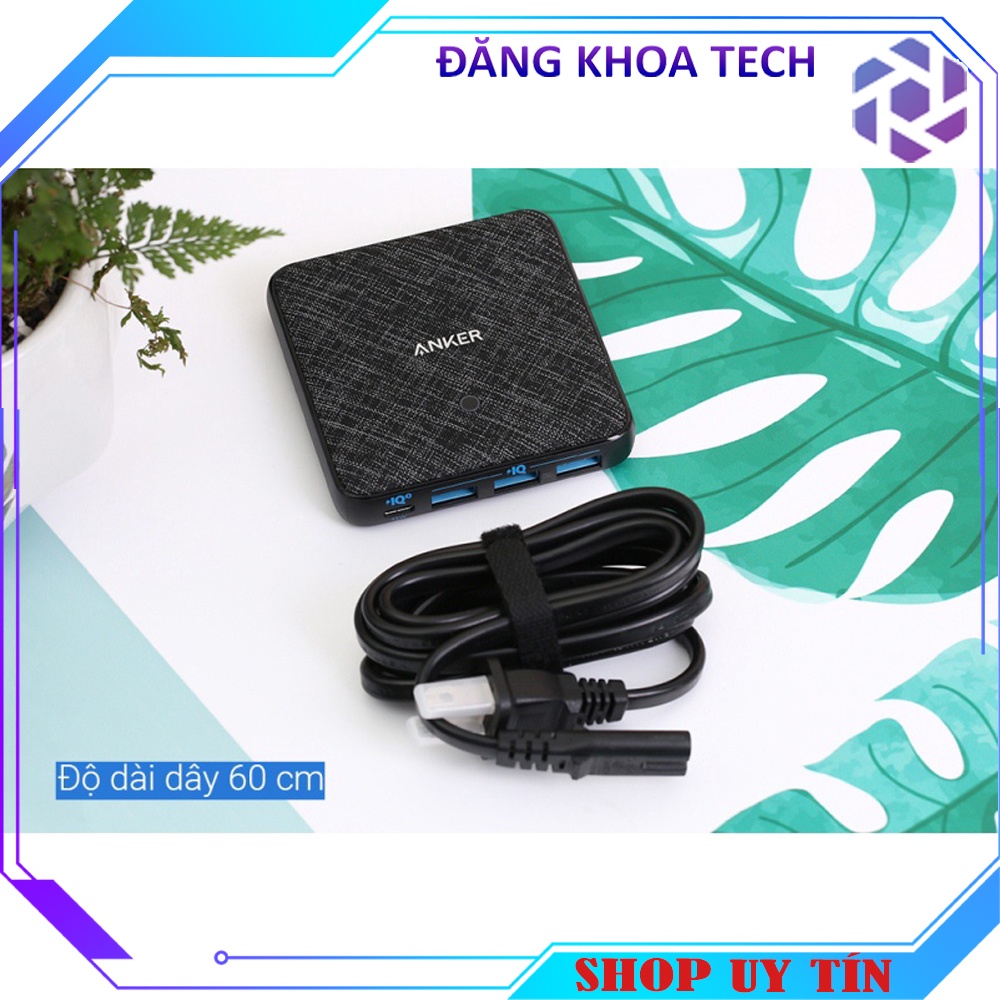 Sạc ANKER 4 cổng PowerPort Atom III Slim 65w PIQ 3.0&amp;GaN  A2045 Bảo hành 18 tháng - Phụ kiện công nghệ 88