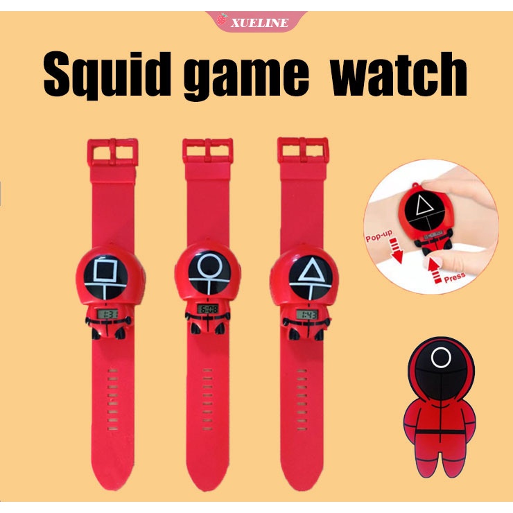 Đồng hồ squid game trong phim trò chơi con mực