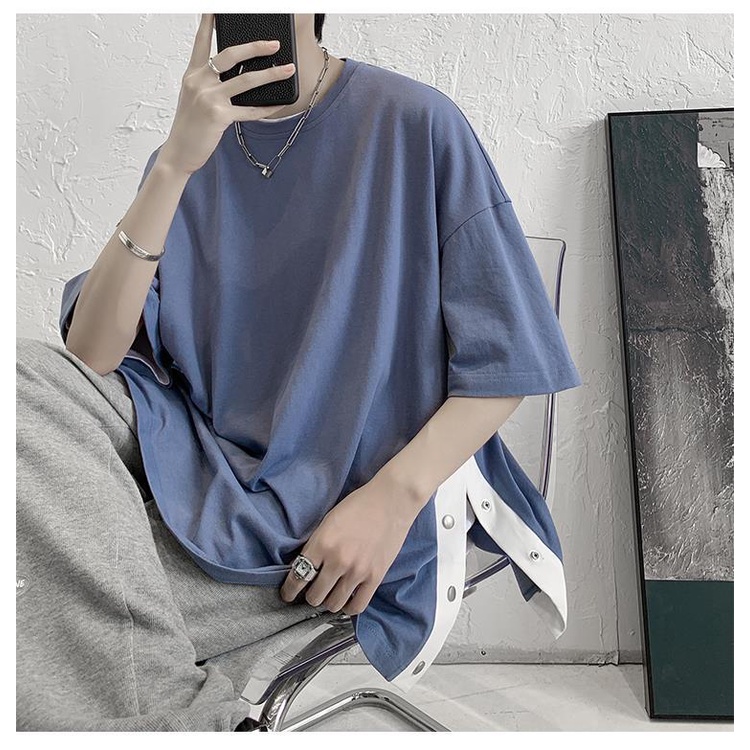 Áo Thun Tay Ngắn Dáng Rộng Phong Cách Hong Kong Thời Trang Mùa Hè Cho Học Sinh