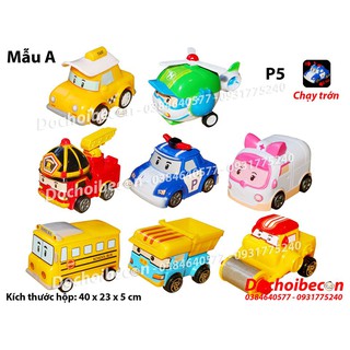 Poli - Hộp 8 nhân vật Robocar Poli P5 A - Chạy trớn - Nhiều mẫu