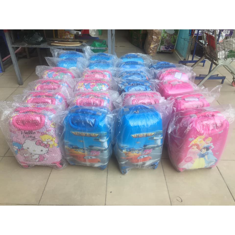 Vali kéo trẻ em in 2 mặt size 18