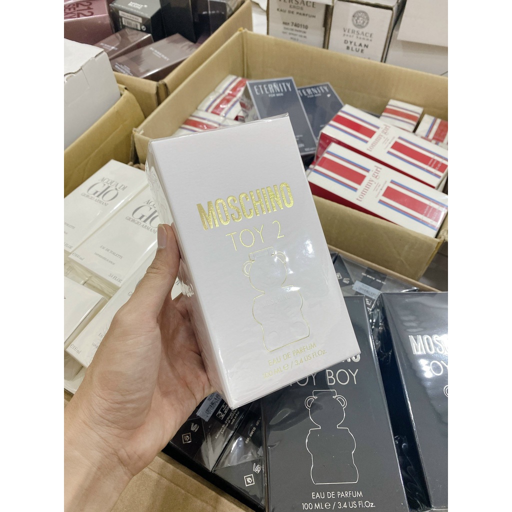 Nước hoa Moschino Toy 2 Bubble Gum 100ML, Nước Hoa Gấu đen Moschino chính hãng