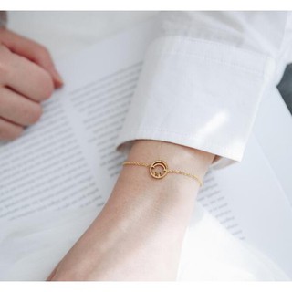 Lắc Tay Nữ Bilyshop Kiểu Mảnh Mặt Cười Titan Ko Đen Ko Ngứa An Toàn Cho Sức Khỏe TT 2249