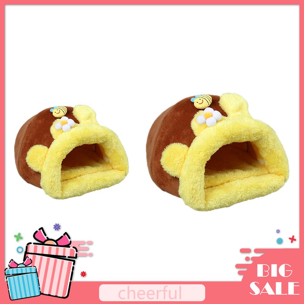 Nhà vải cotton phối lông cừu cho chuột hamster