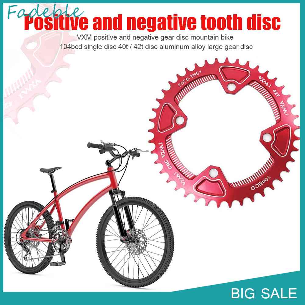 Đĩa Xích Xe Đạp Leo Núi Vxm 104BCD 40T/42T