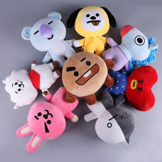 MÓC KHÓA GẤU BÔNG BT21